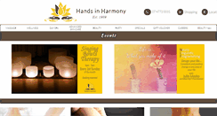 Desktop Screenshot of handsinharmony.com.au